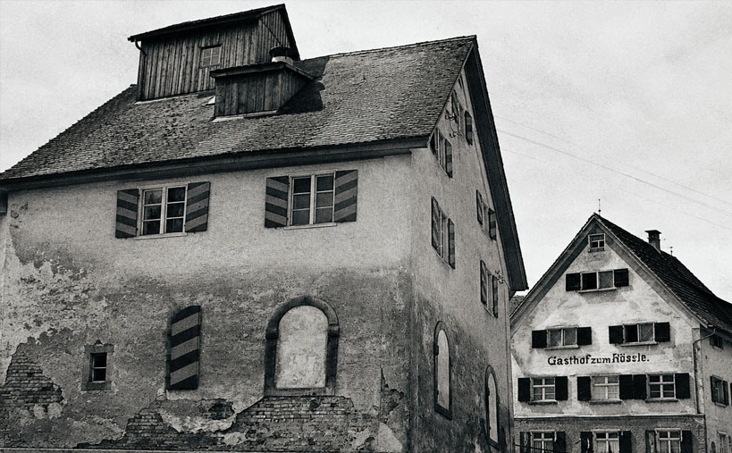 Gasthaus zum Rössle und Mälzerei zirka 1935